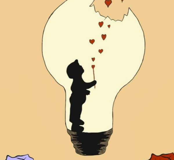 Bulb Kid Hearts Valentine Love  - Abdou997 / Pixabay