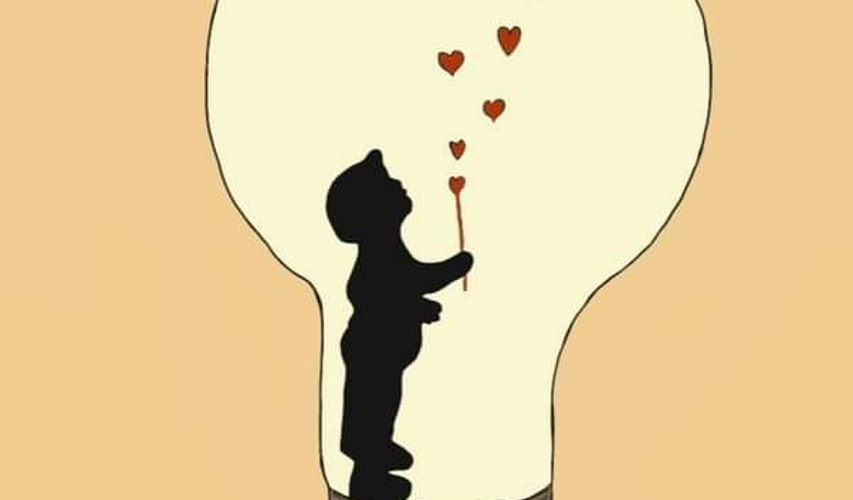 Bulb Kid Hearts Valentine Love  - Abdou997 / Pixabay